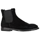 Tod's Chelsea Boots in Black Suede