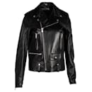 Saint Laurent Biker Jacket in Black Leather