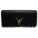 Louis Vuitton Portefeuille Capucines Wallet Leather Long Wallet M64102 in good condition