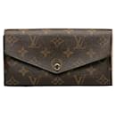 Louis Vuitton Portefeuille Sarah Canvas Long Wallet M62235 in good condition
