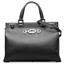 Gucci Black Medium Zumi Top Handle Bag