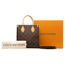 Louis Vuitton Sacola de lona Sac Plat BB M45847 Em uma boa condição
