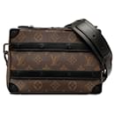 Louis Vuitton Monogram Macassar Handle Soft Trunk Canvas Crossbody Bag M45935 in good condition