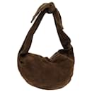 CHANEL Waist bag Suede Brown CC Auth yk11867 - Chanel