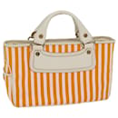 CELINE Handtasche Canvas Orange Auth 71340 - Céline