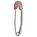 Safety pin adorned with pink crystals - Sonia Rykiel