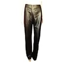 MUGLER  Trousers T.fr 38 leather - Thierry Mugler