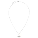 Halskette mit kleinem Grace-Anhänger - Vivienne Westwood - Messing - Silber
