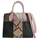 Louis Vuitton City Steamer PM shoulder bag in leather and python