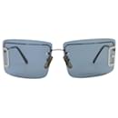 Blue frameless wide sunglasses - Dolce & Gabbana