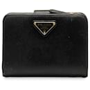 Prada Black Vitello Move Small Wallet