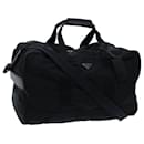 PRADA Boston Tasche aus Nylon 2Weg Schwarz Auth yk11845 - Prada