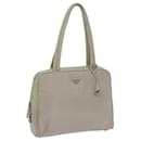 PRADA Shoulder Bag Nylon Beige Auth 71017 - Prada