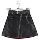 Leather Mini Skirt - Maje
