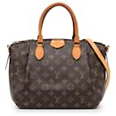 Bolso satchel PM Turenne con monograma Louis Vuitton marrón