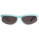 Light blue semi-framed sunglasses - Bottega Veneta