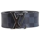 Black LV Initials Reversible Belt - Louis Vuitton