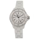 Chanel J watch12 34mm H0968 WHITE CERAMIC + QUARTZ CERAMIC WATCH BOX
