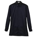 Balenciaga-Hemd aus marineblauer Baumwolle