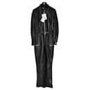 9K$ New Black Leather Jumpsuit - Chanel