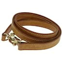 LOUIS VUITTON Shoulder Strap Leather 35.4"" Beige LV Auth 70881 - Louis Vuitton