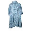 Nackiye, Robe bleue imprimée fleurie - Autre Marque