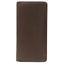 Louis Vuitton Portefeuille Brazza Leather Long Wallet N63120 in fair condition