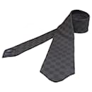 Cravatta in tela con cravatta classica Damier Louis Vuitton M78752 In ottime condizioni