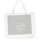 Isabel Marant Printed Tote Bag in White Canvas