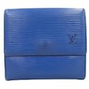 Portafoglio compatto Louis Vuitton Portafoglio corto in pelle M63485 in buone condizioni