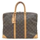 Louis Vuitton Porte Documents Voyage Canvas Business Bag M53361 in good condition