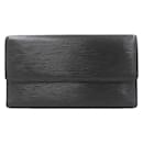 Louis Vuitton Porte Tresor International Leather Long Wallet M63382 in good condition