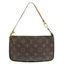 Louis Vuitton Pochette Accessoires Canvas Shoulder Bag M51980 in good condition