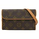 Louis Vuitton Pochette Florentine Canvas Belt Bag M51855 en bon état