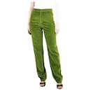 Green velour trousers - size M - Autre Marque