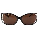 Brown wide frame sunglasses - Dolce & Gabbana