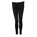 DKNY, Black legging with leather details - Dkny