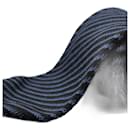 Corbata Negra a Rayas Azules - Autre Marque
