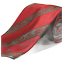 Corbata Roja con Detalles Verdes - Céline