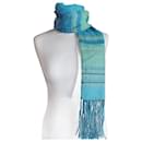 Blauer Schal mit Pailletten - Autre Marque