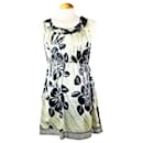 Vestido Gris con Flores - Autre Marque