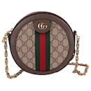 Bolsa de ombro redonda Ophidia GG Mini - Gucci