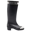 botas de lluvia de goma 37 - Chanel