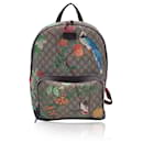 Monogram GG Supreme Canvas Tian Web Backpack Bag - Gucci