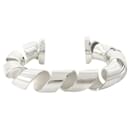 XL Link Twist Cuff Bracelet - Rabanne - Metal - Silver - Paco Rabanne