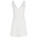 Mini-robe nouée au dos sans manches Chloé en acétate blanc