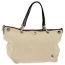 BURBERRY Blue Label Hand Bag Canvas Beige Auth bs13611 - Burberry