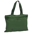 PRADA Tote Bag Nylon Green Auth yk11942 - Prada
