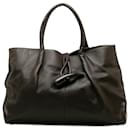 Burberry Brown House Check Horn Toggle Tote