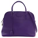 Hermès Purple Epsom Bolide 35